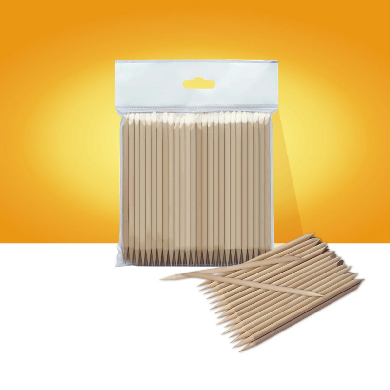 Orange Stick EXPERT Wooden 110 Mm (100 Pcs)