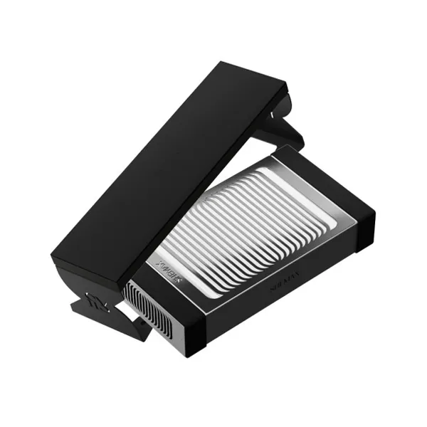Kit manucure SHEMAX avec collecteur de poussière Style PRO Noir et repose-mains Comfort Noir total